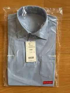 【新品】横浜　精華小学校　夏ポロシャツブルー　130