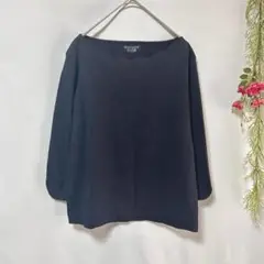 美品✨【DoCLASSE】ドゥクラッセ 長袖ラウンドネックシャツ (M)