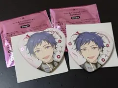 【即日発送】スタフォニ　伏見弓弦　ハート缶バッジ