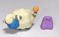 メタモン　メリープ　ポケモン　フィギュア　ガチャ　へんしん