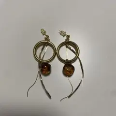 ゴールド フープピアス
