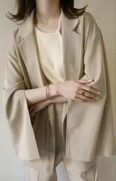 eaphi waist rope slit jacket