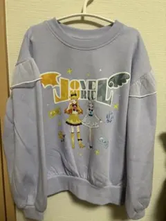 【サイズ130】ひみつのアイプリ　トレーナー ライトパープル