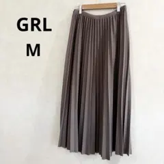 グレイル　ロングスカート　プリーツスカート　ウエストゴム　　無地　Mサイズ