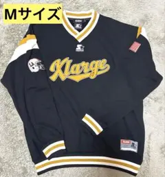 XLARGE Vネックトレーナー Lサイズ 黒/金/白 - メルカリ