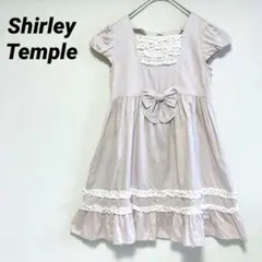 Shirley Temple 半袖ワンピース　リボン　ピンク　130