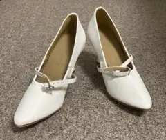 社交ダンスシューズ ホワイト ストラップのサムネイル