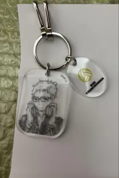 ハイキュー ハイキューパーク 月島蛍 クリアベスースキーホルダー