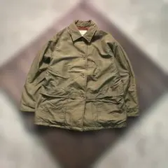 7W1 アクアスキュータム　ステンカラーコート　カーキ　ヴィンテージ　古着