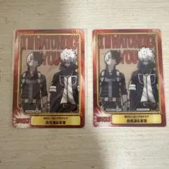 僕のヒーローアカデミア アニメイトフェア特典 カード 轟焦凍&荼毘