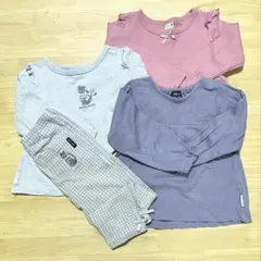 petit main トップス3枚ズボンの4枚セット 100㎝