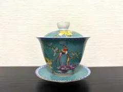 在庫売り尽くし 期間中蓋碗が全部1980円で売ります！琺琅彩花鳥蓋碗