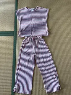 特別価格❣️ZARA ストライプ柄 5-6歳用 セットアップ