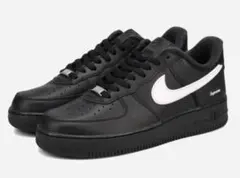 supreme nike air force 1 low black white