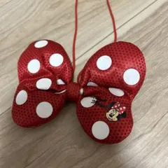 ミニー　ビックリボン　赤　ヘアゴム希少✳️最終お値下げ✳️