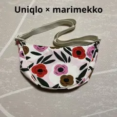 ユニクロ　マリメッコ　花柄ショルダーバッグ