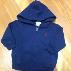 新品 ラルフローレン パーカー 紺 80 90 cm