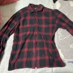 ユニクロ オンブレチェックシャツ