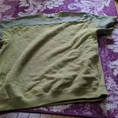 半袖トレーナーサイズLグリーン