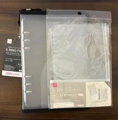 A5 6リングファイル スライダーポケット2枚