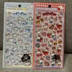 ぽ*ぽ様 【正規品】サンリオ ボンボンドロップシール 2枚セット キティ シナモ