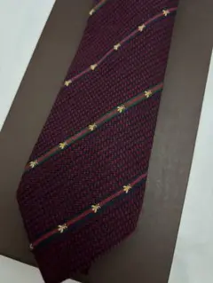 未使用級✨GUCCI 高級ネクタイ ビー ストライプ 7cm