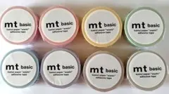 カモ井 mt basicマスキングテープ 8個セット パステルのサムネイル