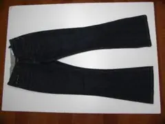 フレア　デニムパンツ ウエスト調整可　ブランド不明