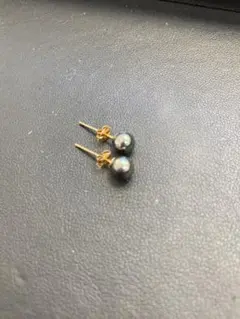 k18 淡水パール　5mmスタッドピアス
