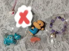おさるのジョージ サンリオ ポチャッコ ガチャ めじるしアクセサリー