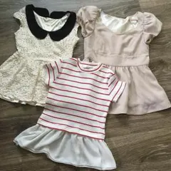 イング ダズリン ミスティーウーマン ペプラムトップス 3点セット まとめ売り