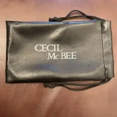 CECIL McBEE メガネケース 巾着袋 ブラックのサムネイル