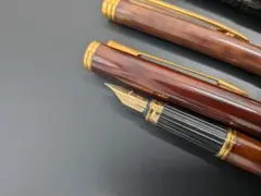 WATERMAN　ブラウンマーブル万年筆のサムネイル