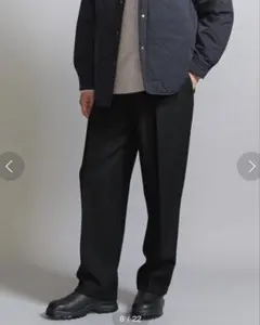 ハ*ー様 新品！ThinglessウールストレートスラックスM黒Hビューティー＆のサムネイル