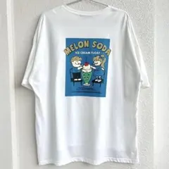 SpRay PREMIUM メロンソーダ　バックプリントTシャツ　半袖　5分袖のサムネイル