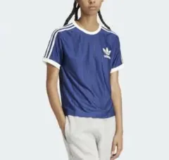 adidas レディース スリーストライプス 半袖Tシャツ