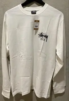 STUSSY TOKYO限定 ロンT 長袖 Tシャツ 白 M L/S TEE
