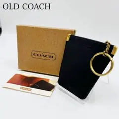 【極美品】オールドコーチ キーケース レザー ゴールド金具 箱付き ブラック