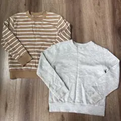 西松屋　130㎝ボーダートレーナー　2着