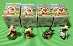 ☆新品☆モンハン日記　アイルー村　トレーディングマスコット　４体
