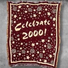 BOGT メッセージ ラグ マット 古着 お祝い 2000 おめでとう