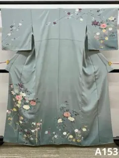 紗袷 紫陽花 手描き友禅 訪問着 紋なし - メルカリ