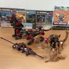 ガイサック・ヘルキャット・イグアン・パイルバンカーユニット4点セット　ZOIDS