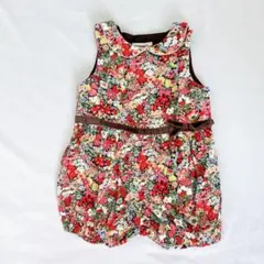 花柄 ロンパース