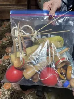 けん玉・木製おもちゃ まとめ売り レトロ 玩具セットのサムネイル