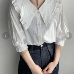 ▷▶LOWRYSFARM(BIGフリルカラーブラウス/191851)