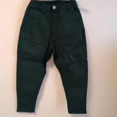 ガーデナーテーパードパンツ ダークグリーン　120サイズ