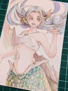 創作イラスト　手描きイラスト　オリジナルイラスト　アナログイラスト