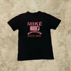 MIKE MUSIC EDU プリント Tシャツ ブラック