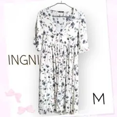 INGNI ♡ 2way花柄 ワンピース カーディガン